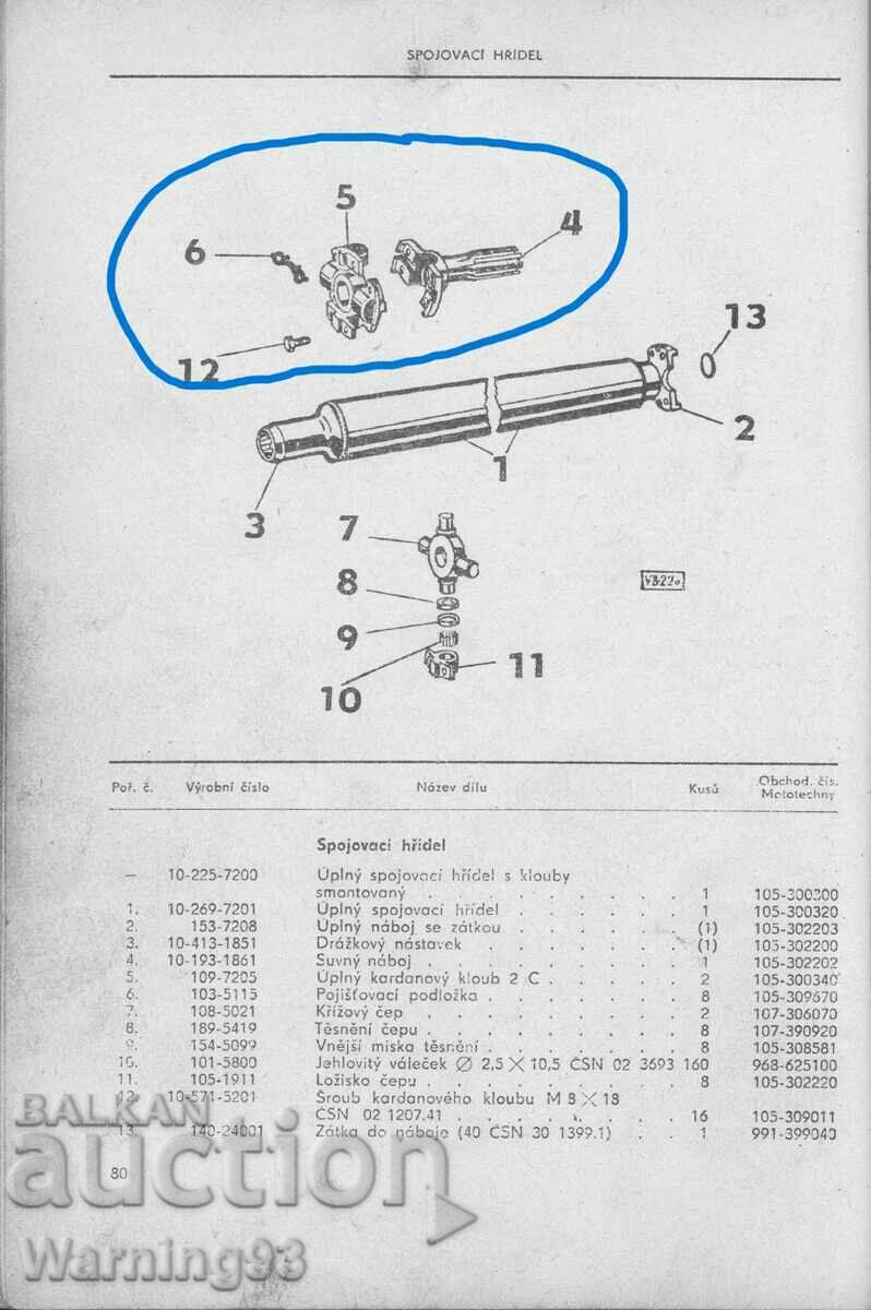 PTO frame for Skoda Felicia / Octavia - Skoda 1959 - 1960 with price 120.00 BGN | € 61.36 PTO frame for Skoda Felicia / Octavia - Skoda 1959 - 1960 with price 120.00 BGN | € 61.36
