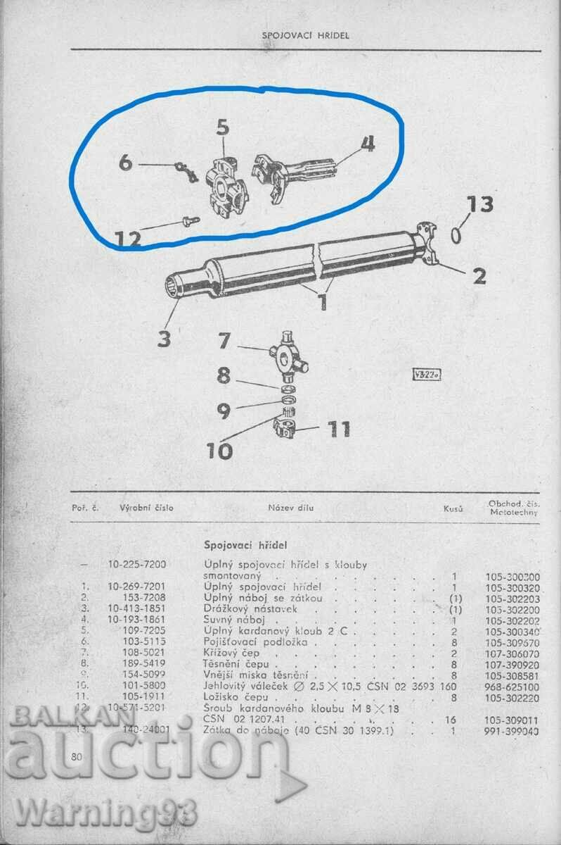 Πλαίσιο κάρδανο για Skoda Felicia / Octavia - Skoda 1959 - 1960 με τιμή € 60.00 | 117.35 BGN Πλαίσιο κάρδανο για Skoda Felicia / Octavia - Skoda 1959 - 1960 με τιμή € 60.00 | 117.35 BGN