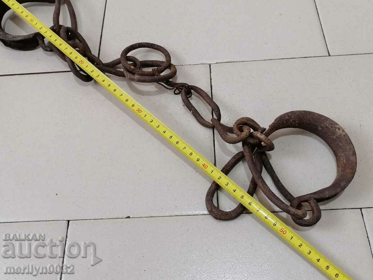 Shackles, fetters, shackles, handcuffs, chain, wrought iron - 5 Shackles, fetters, shackles, handcuffs, chain, wrought iron - 5