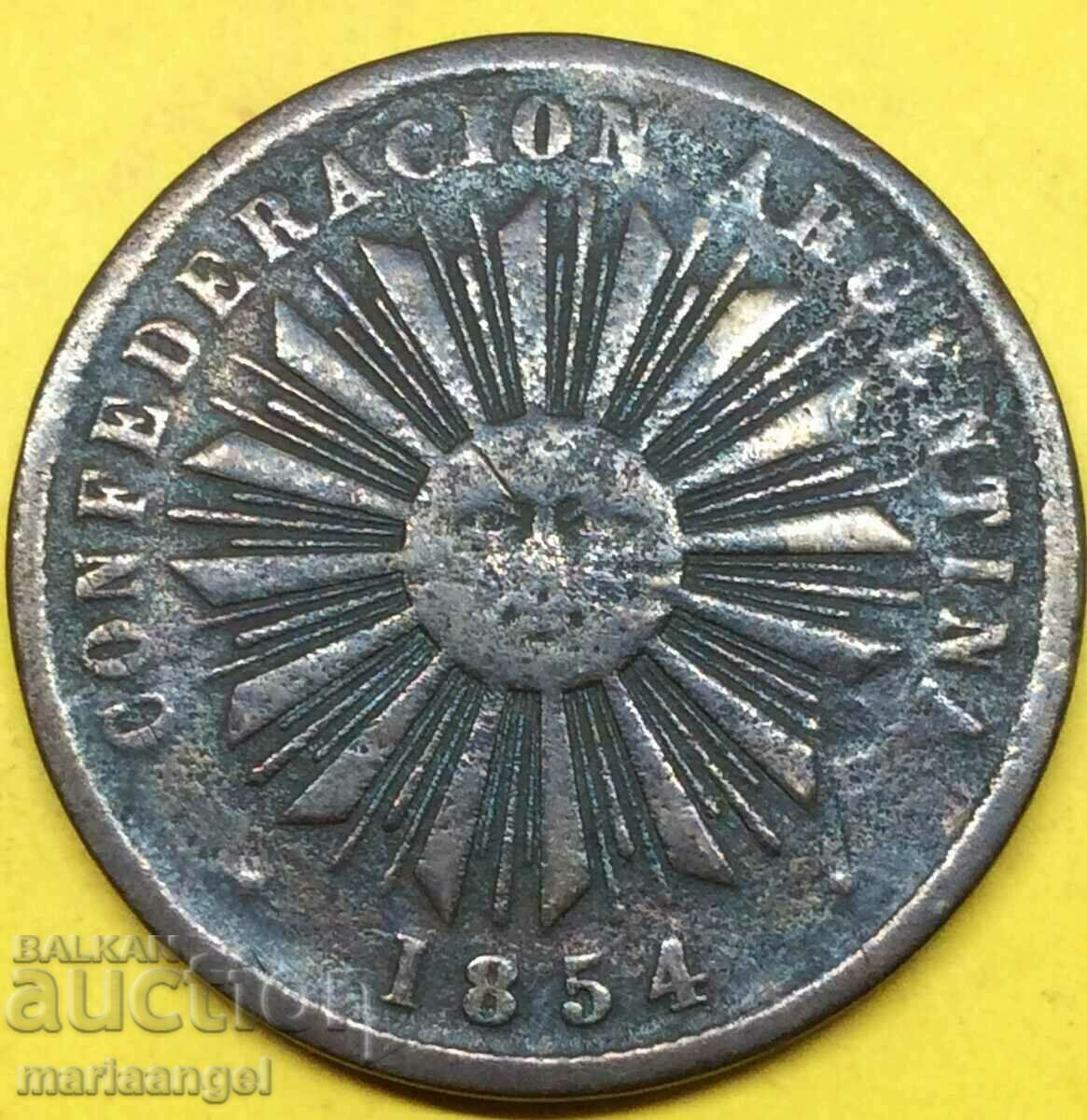Αργεντινή 4 quattro centavos 1854