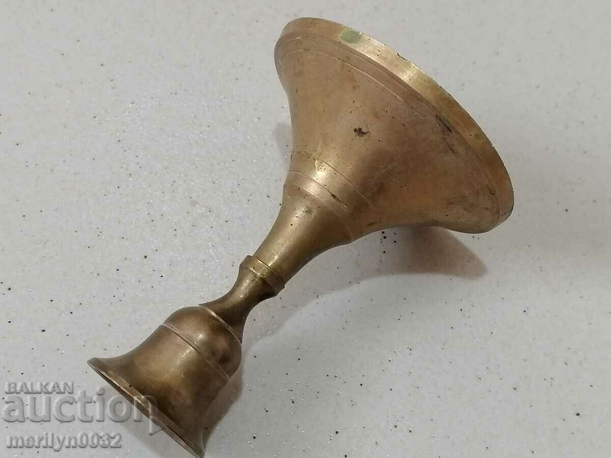 Old bronze candlestick, candle with price 38.00 BGN | € 19.43 Old bronze candlestick, candle with price 38.00 BGN | € 19.43