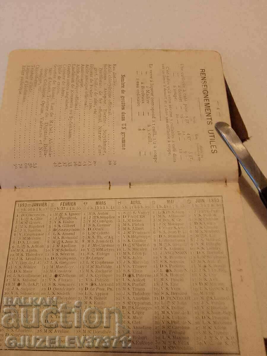 Rare collectible medical book 1893 - 7