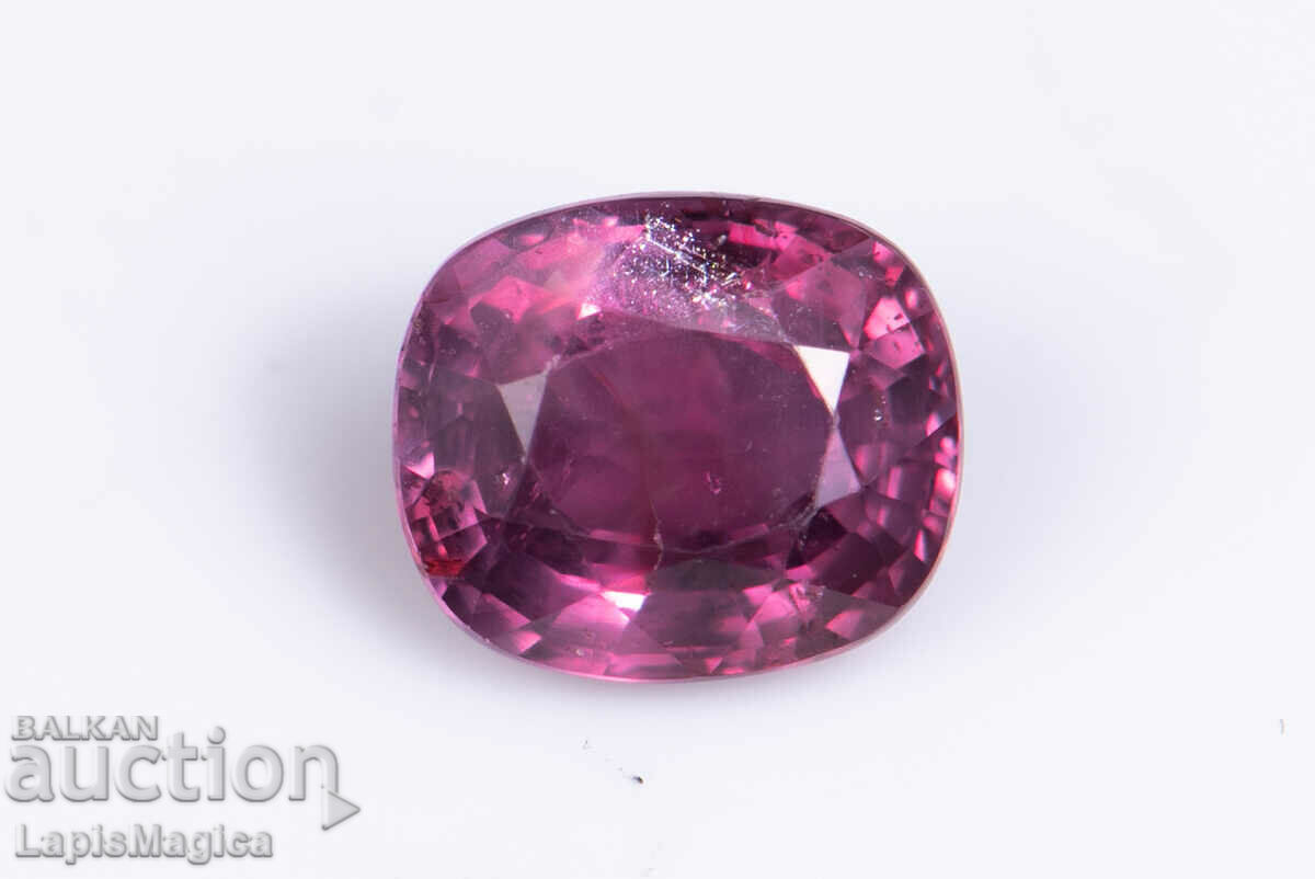 Pink sapphire 0.93ct heated GRA certificate cushion cut
