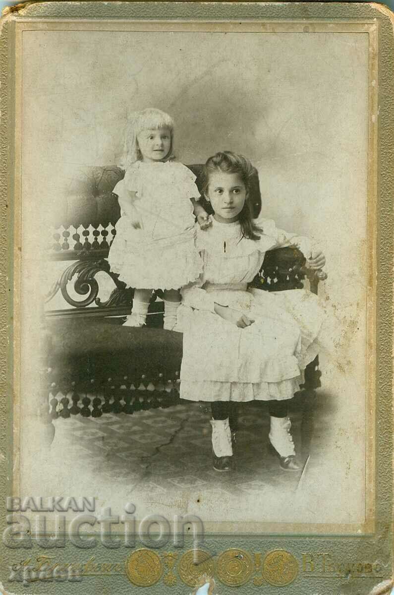 СТАРА ФОТОГРАФИЯ - КАРТОН - АДОЛФ БРОНФЕН - ТЪРНОВО - 0988