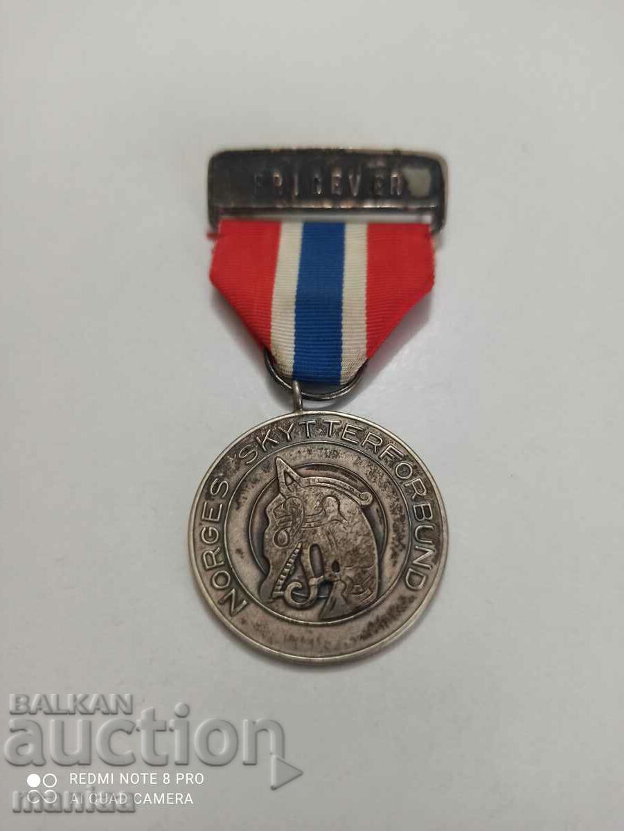 Norwegian Silver Medal with mark - 7 Norwegian Silver Medal with mark - 7