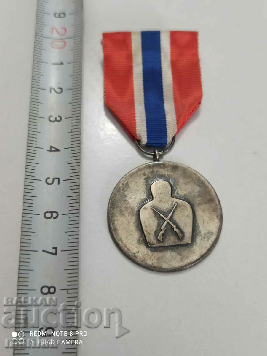 Ασημένιο μετάλλιο Νορβηγίας με σήμα