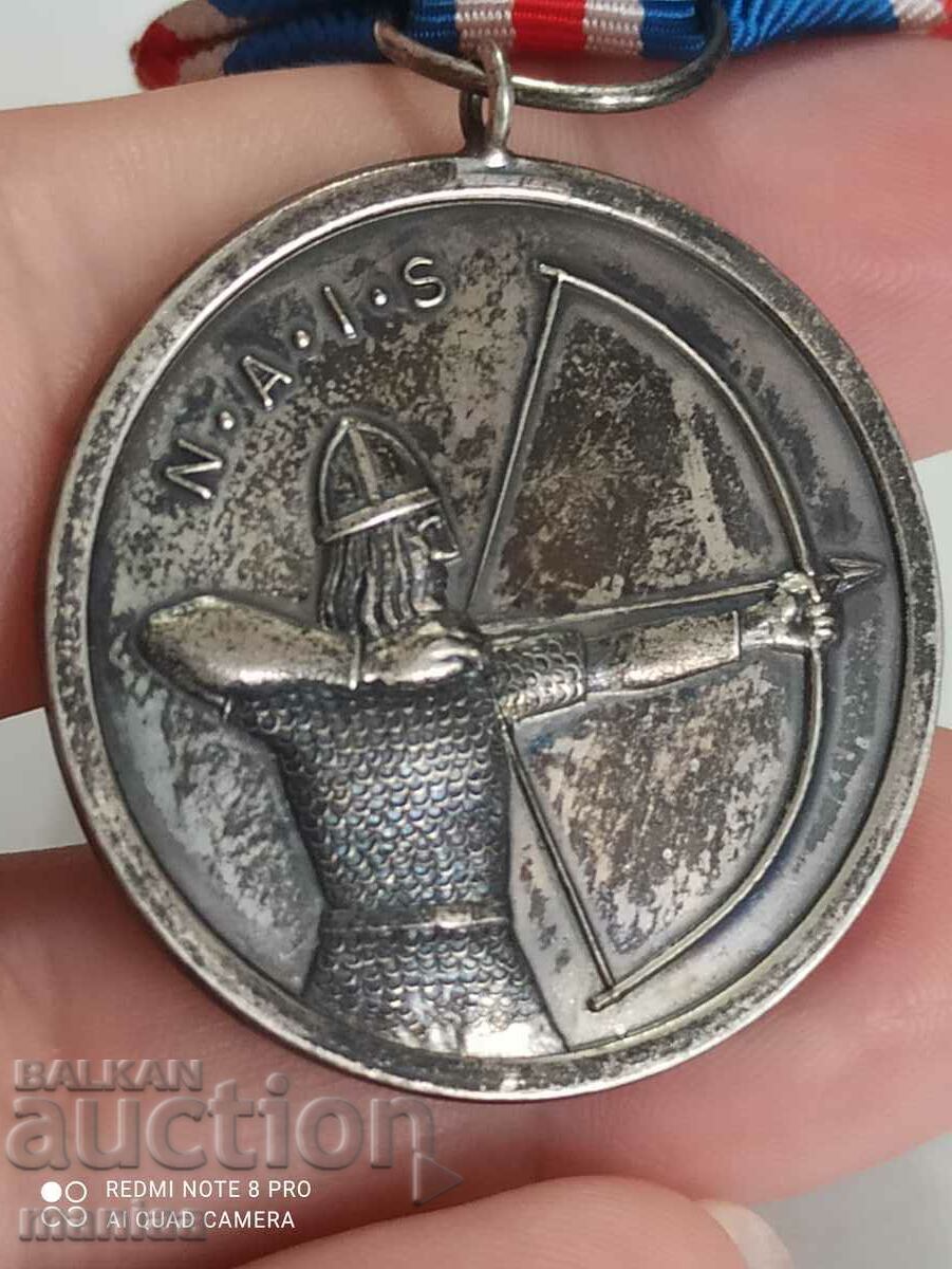 Norwegian Silver Medal with mark with price 99.99 BGN | € 51.12