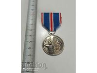 Норвежки Сребърен медал с маркировка