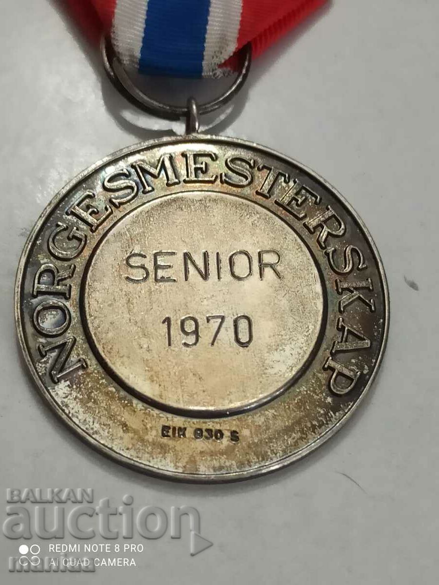 Auction Norwegian Silver Medal with mark Auction Norwegian Silver Medal with mark