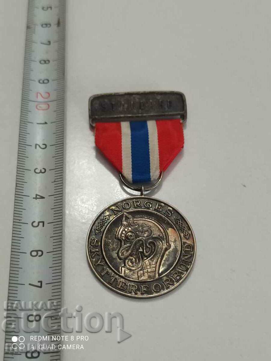 Norwegian Silver Medal with mark Norwegian Silver Medal with mark