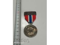 Норвежки Сребърен медал с маркировка