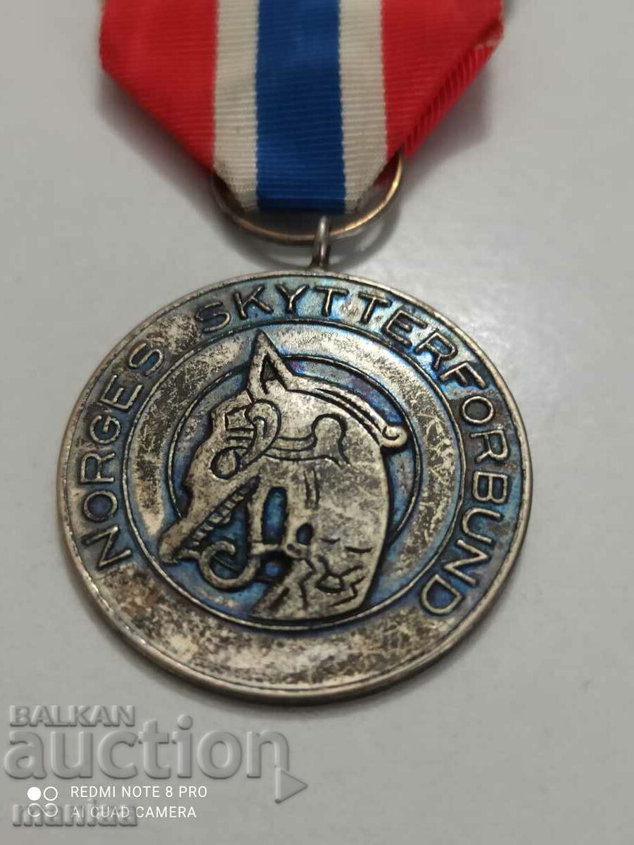 Norwegian Silver Medal with mark Norwegian Silver Medal with mark