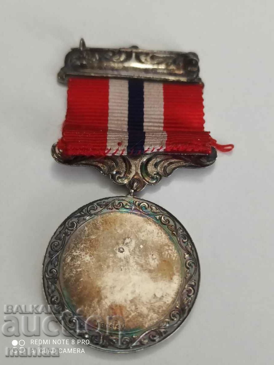 Delivery of Norwegian Silver Medal with mark Delivery of Norwegian Silver Medal with mark