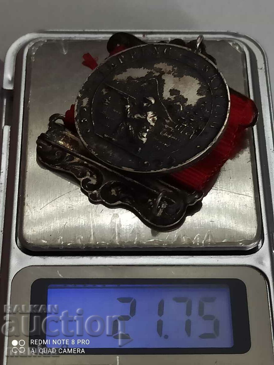 Norwegian Silver Medal with mark - 6 Norwegian Silver Medal with mark - 6