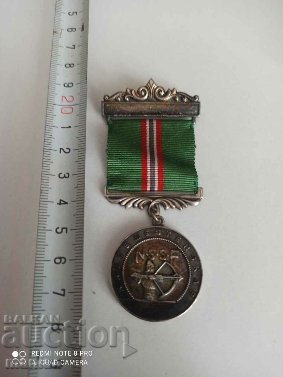 Auction Norwegian Silver Medal with mark Auction Norwegian Silver Medal with mark