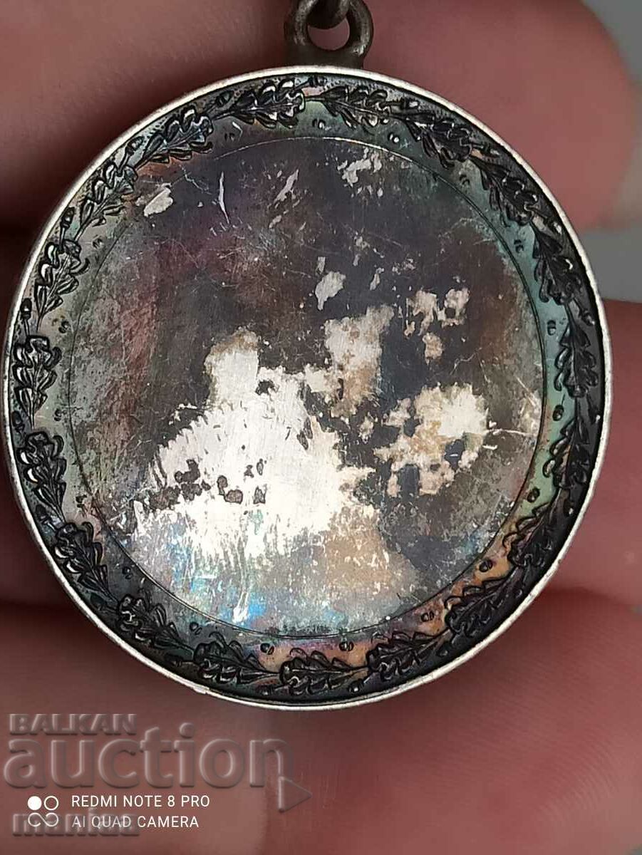 Delivery of Norwegian Silver Medal with mark Delivery of Norwegian Silver Medal with mark