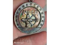 Норвежки Сребърен медал с маркировка