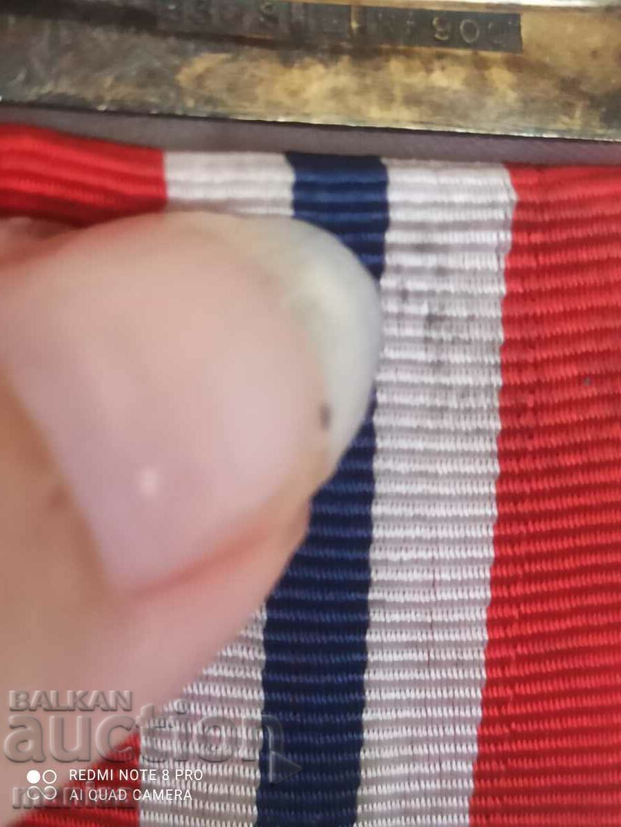 Παράδοση Ασημένιο μετάλλιο Νορβηγίας με σήμα και σμάλτο