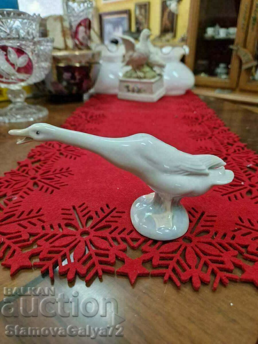 Unique antique Spanish Llardo porcelain figure Unique antique Spanish Llardo porcelain figure