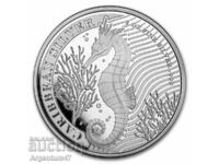 SILVER 1 OZ 2023 BARBADOS - SEA HORSE