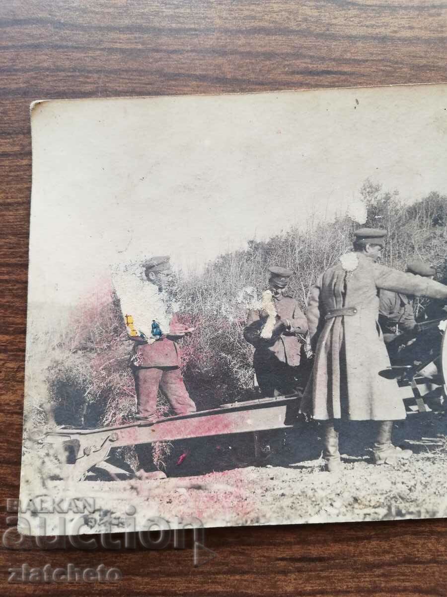 Auction  Postal card Kingdom of Bulgaria - Ordie. Front of the 1st Army