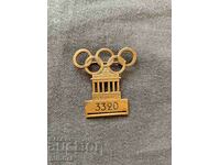 Participant's badge for the 1936 Berlin Olympics.