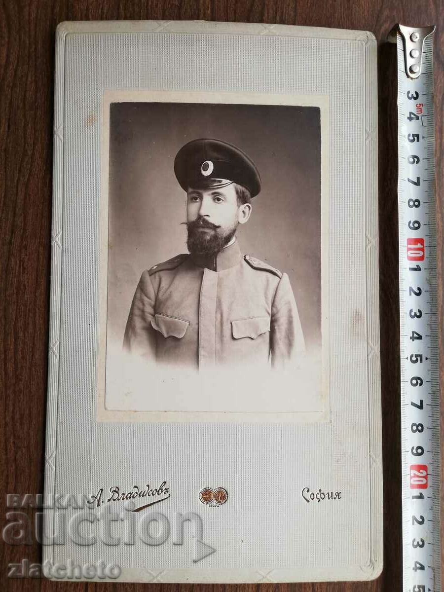 Old cardboard photo - Military with price 30.00 BGN | € 15.34 Old cardboard photo - Military with price 30.00 BGN | € 15.34