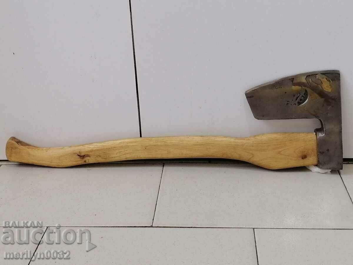 Auction  Old ax with sap 1970 NRB ax, satyr