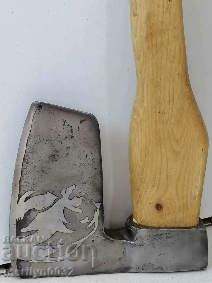 Old ax with sap 1970 NRB ax, satyr - 6