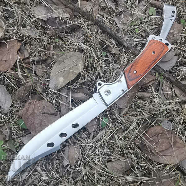 Auction  Folding knife 98 x 300/ Huge blade/