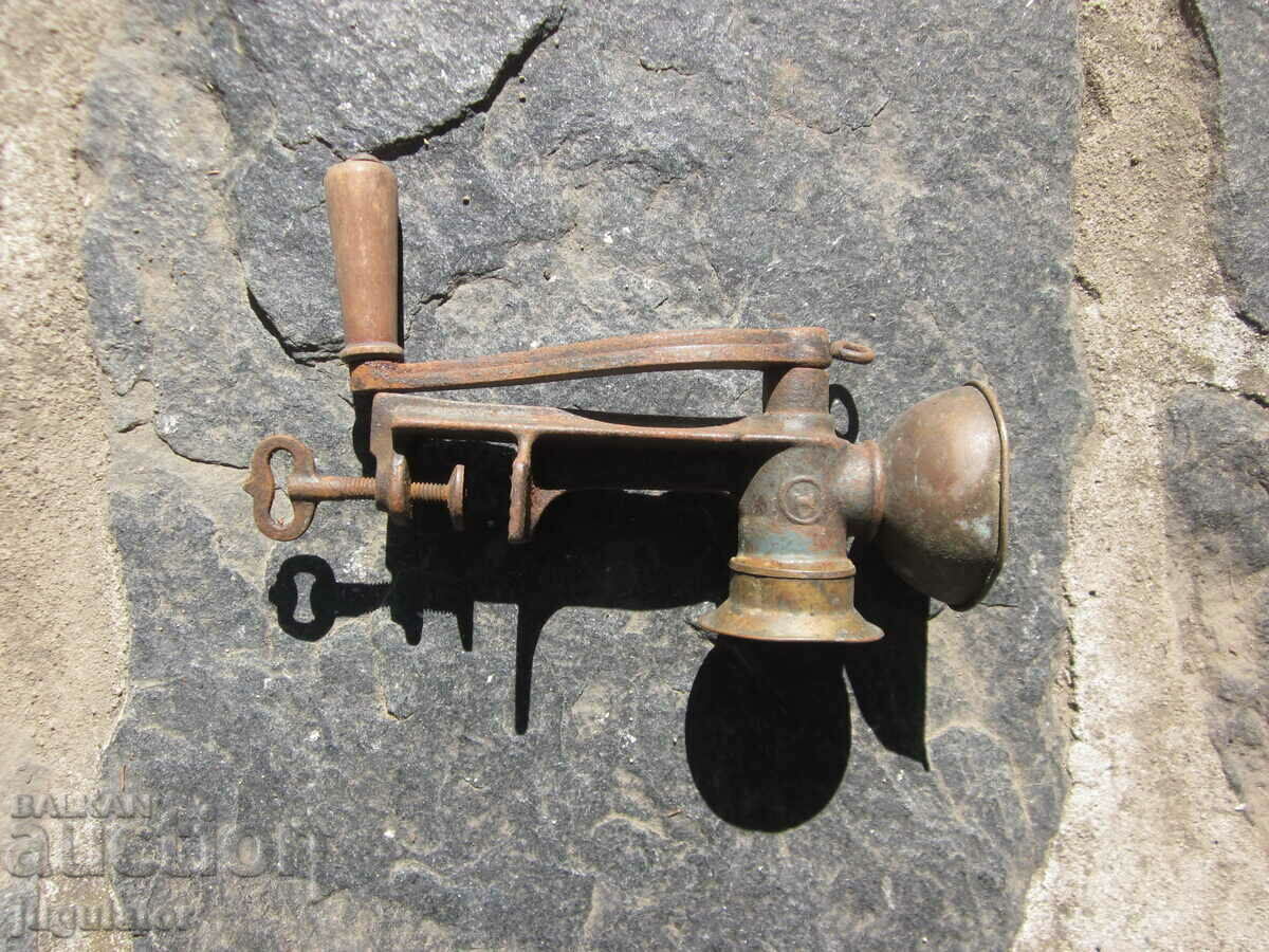 old marked cast iron mill vegetable grinder with price 25.00 BGN | € 12.78