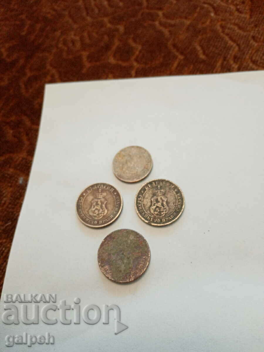 KINGDOM OF BULGARIA COINS - 1913 - 4 pcs. - BGN 2.5 with price 2.50 BGN | € 1.28 KINGDOM OF BULGARIA COINS - 1913 - 4 pcs. - BGN 2.5 with price 2.50 BGN | € 1.28