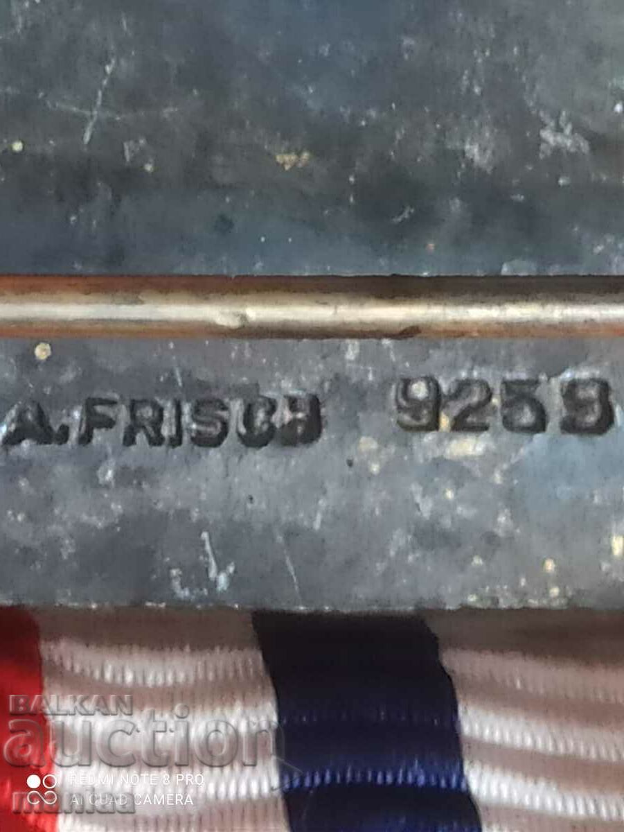 Delivery of Norwegian Silver Medal with mark and enamel Delivery of Norwegian Silver Medal with mark and enamel