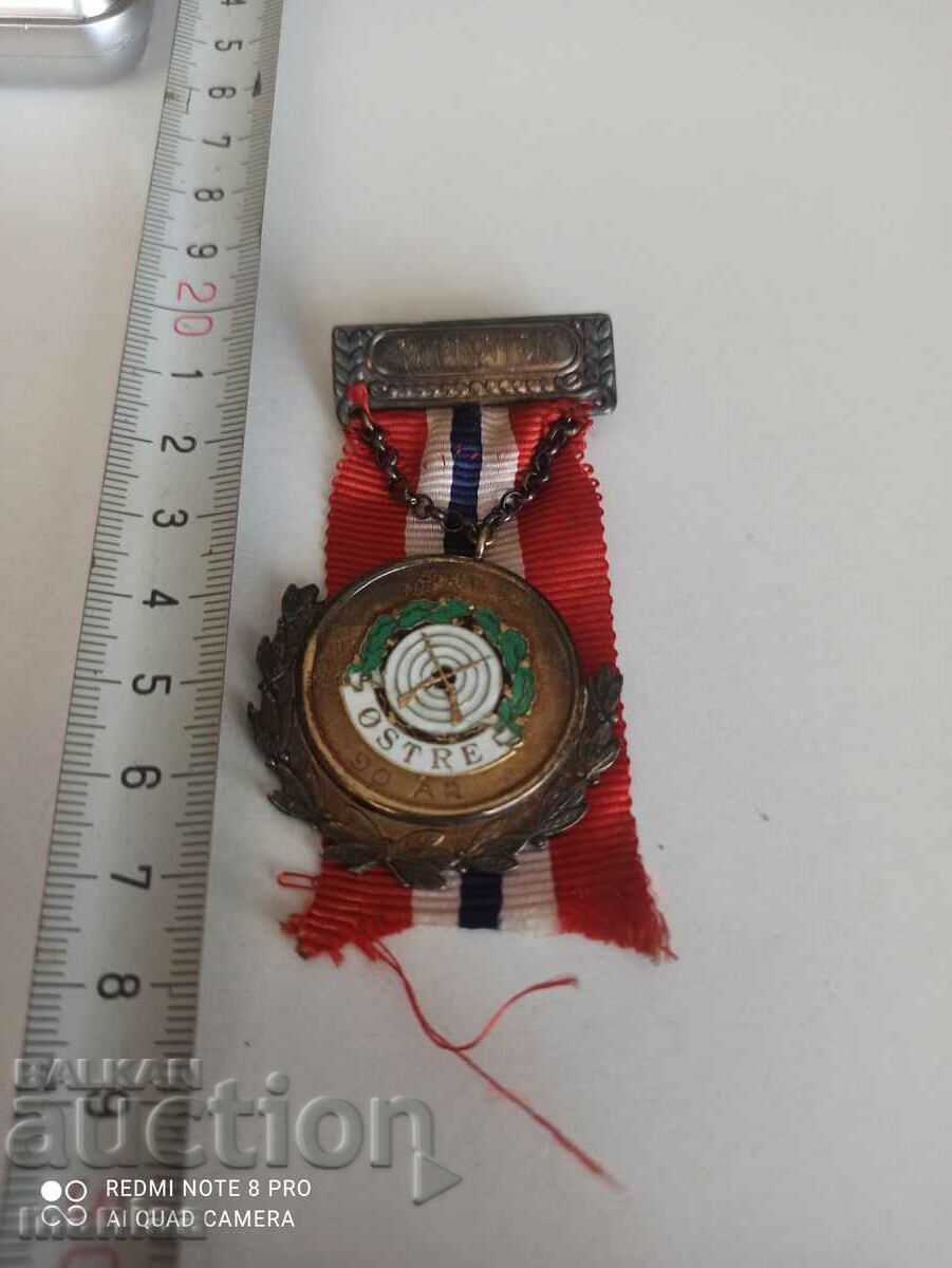 Norwegian Silver Medal with mark and enamel - 6 Norwegian Silver Medal with mark and enamel - 6