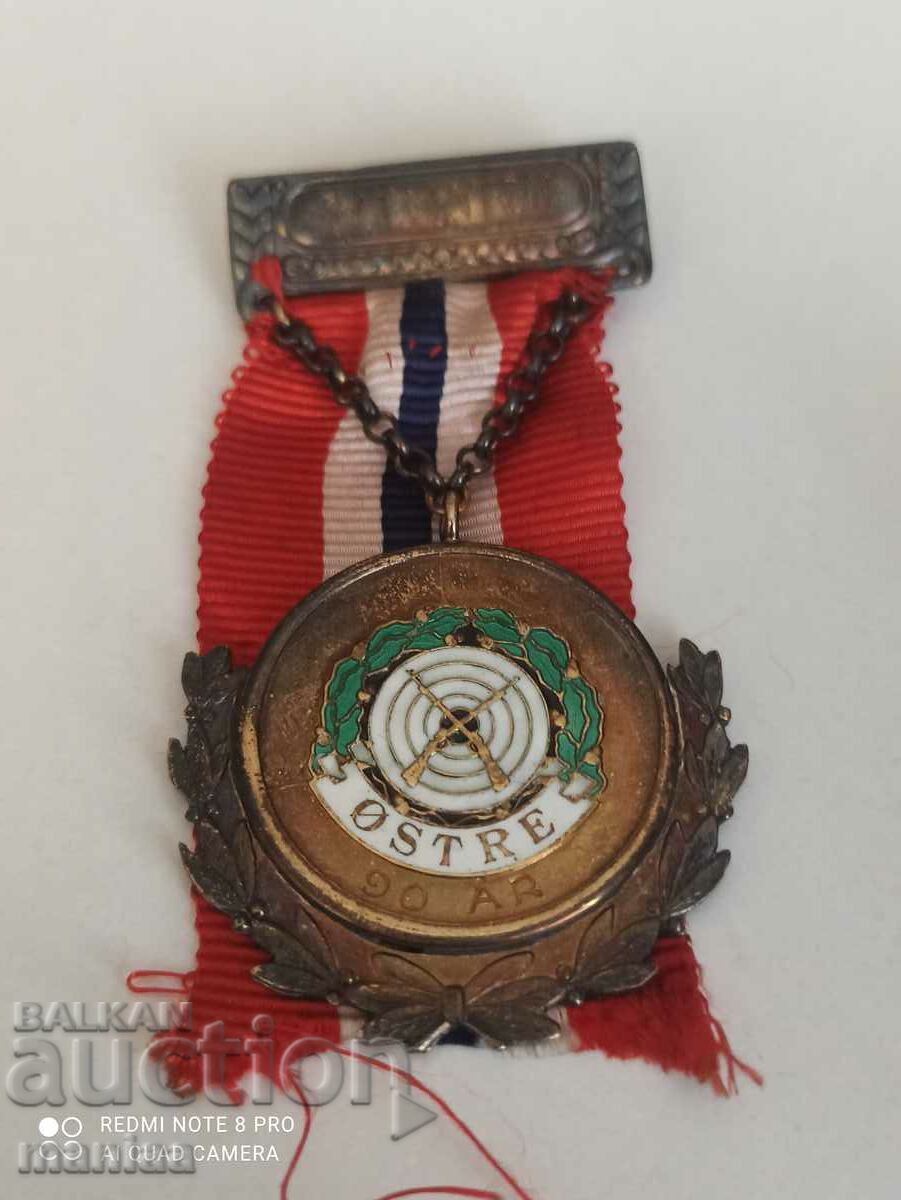 Norwegian Silver Medal with mark and enamel - 7 Norwegian Silver Medal with mark and enamel - 7