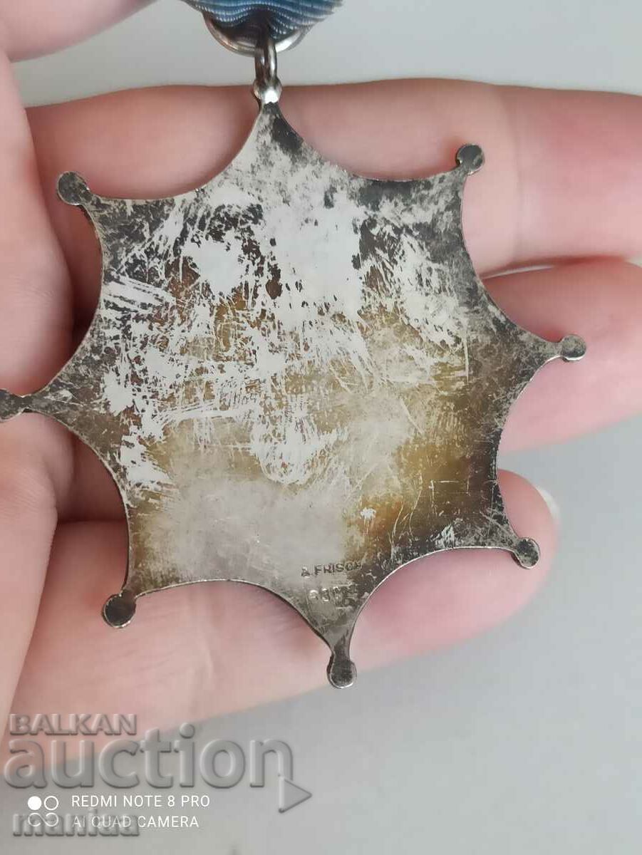 Norwegian Silver Medal with mark and enamel - 5