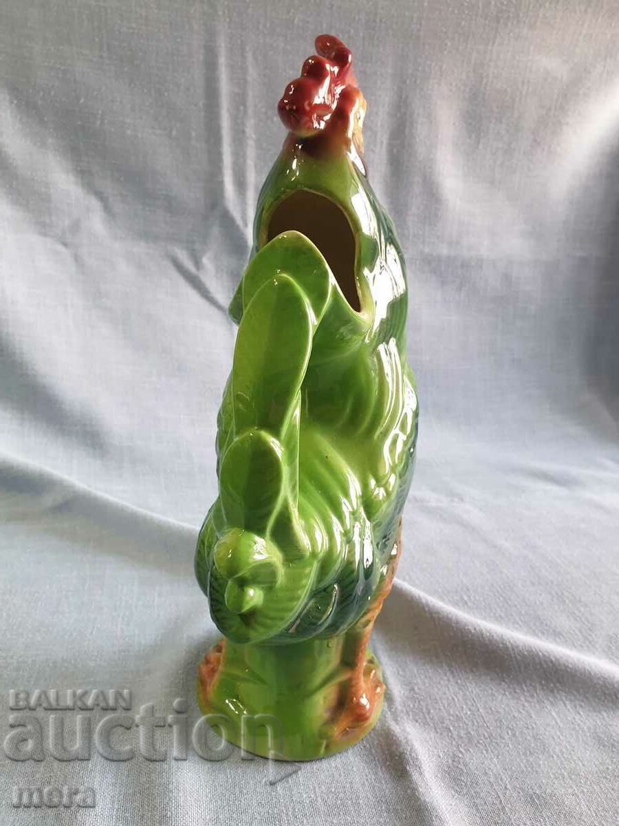 Porcelain jug, watering can, bowl in the shape of a rooster - 6