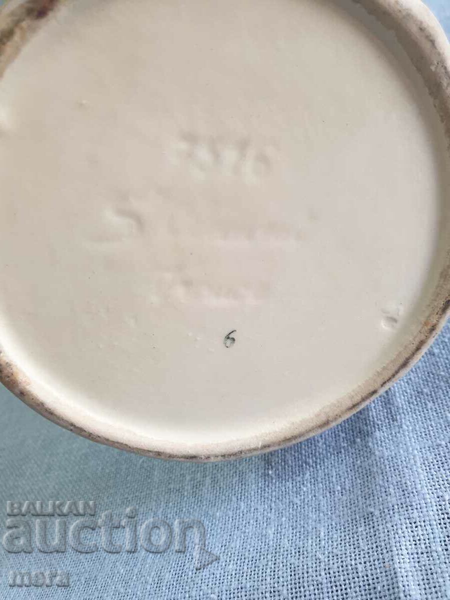 Porcelain jug, watering can, bowl in the shape of a rooster - 7