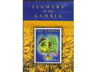 2008. Гамбия. Цветя. Блок.