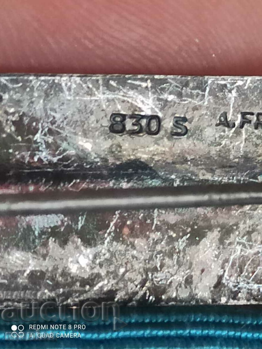 Delivery of Norwegian Silver Medal with mark and enamel Delivery of Norwegian Silver Medal with mark and enamel