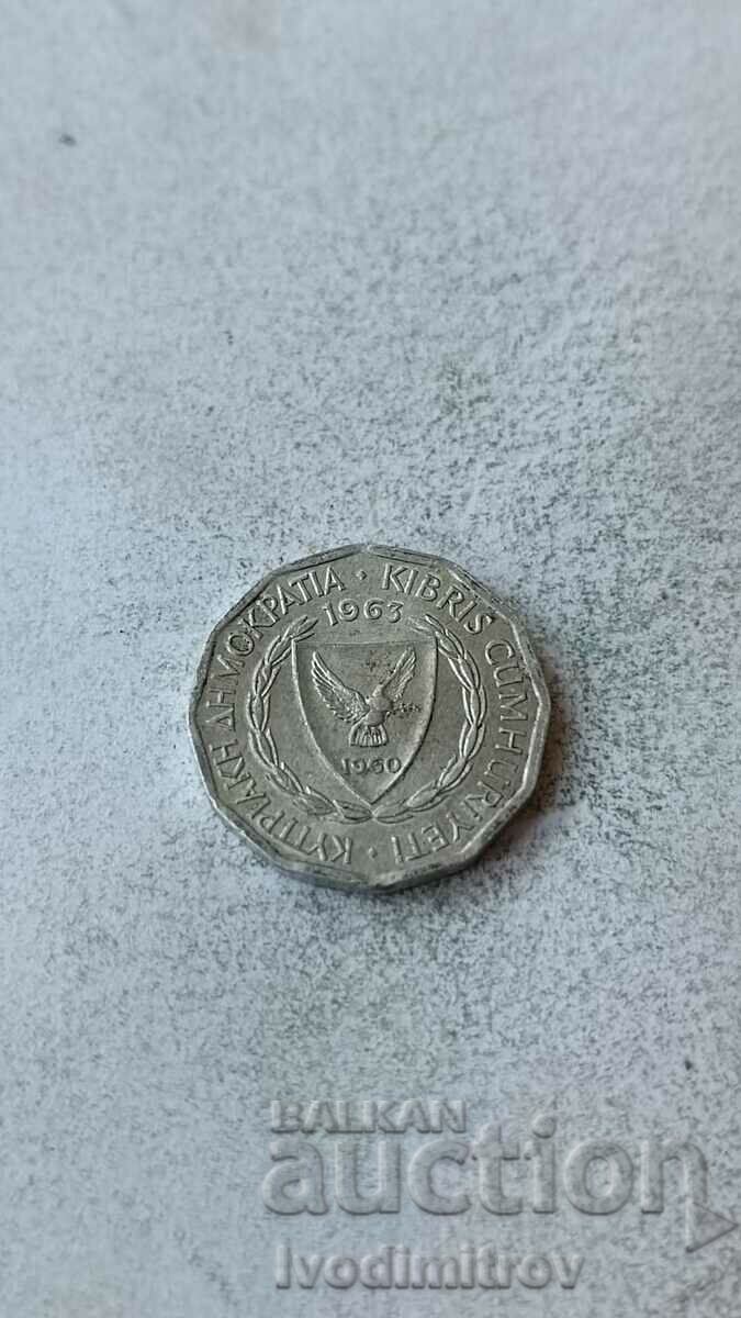 Cyprus 1 mil 1963 with price 1.55 BGN | € 0.79