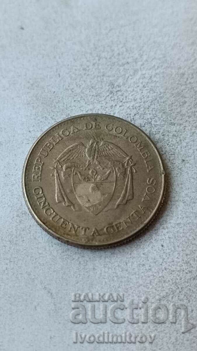 Colombia 50 centavos 1963