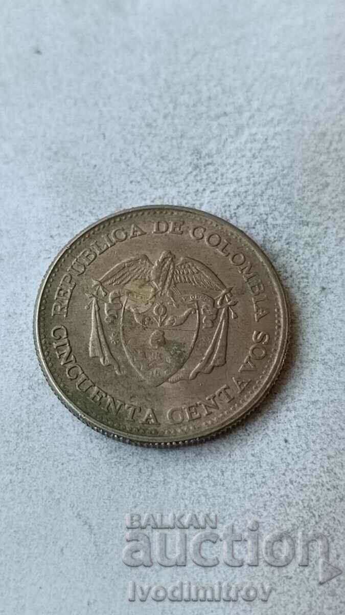 Columbia 50 centavos 1963