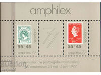 1977. Olanda. Expoziție filatelică „AMFILEX 77”. Bloc.