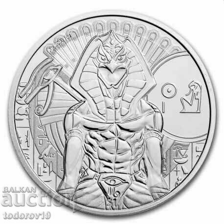 1 oz Сребро Египетски Богове - РА - 2023