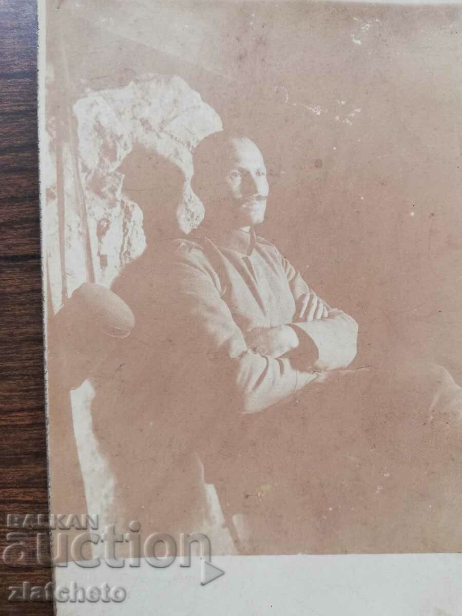 Old photo Kingdom of Bulgaria - PSV southern front, in the trench with price 5.00 BGN | € 2.56