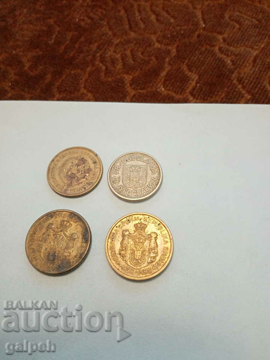 Iugoslavia / SERBIA COINS-1955,96,2012,13. - 6 buc. - 1,5 BGN