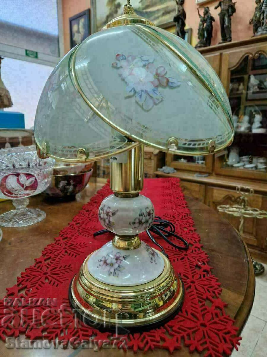 A superb antique English bedside lamp