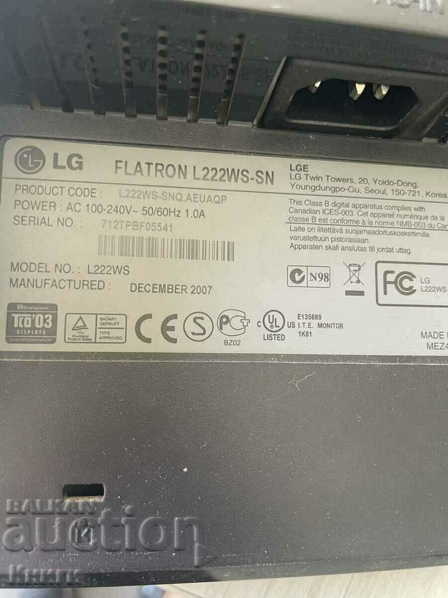 Monitor LG 22 inches without stand with price 30.00 BGN | € 15.34 Monitor LG 22 inches without stand with price 30.00 BGN | € 15.34