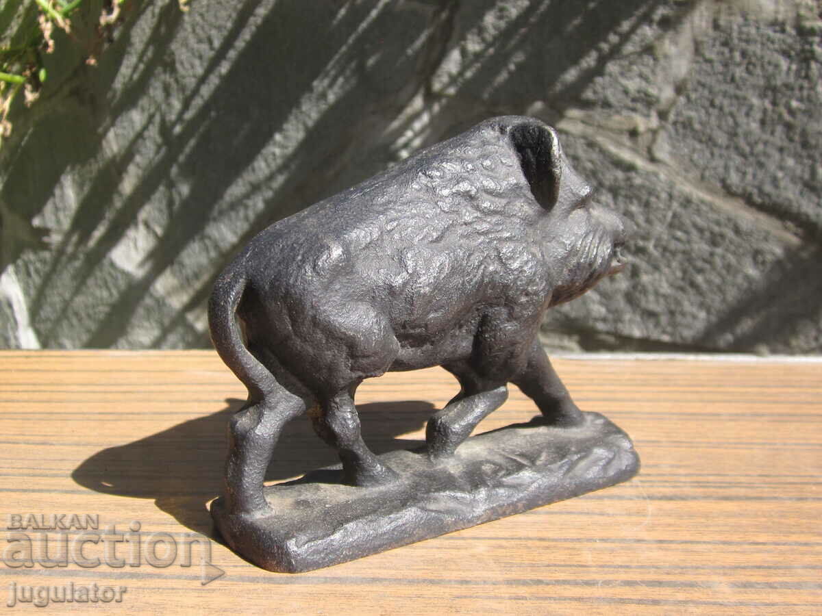 αντίκα χυτοσίδηρο ειδώλιο αγριογούρουνου - 5 αντίκα χυτοσίδηρο ειδώλιο αγριογούρουνου - 5